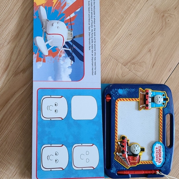 Thomas and Friends Spills and Thrills book and toy - Picture 2 of 4